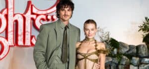 Jacob Elordi and Margot Robbie attend the ''Wuthering Height'' UK premiere
