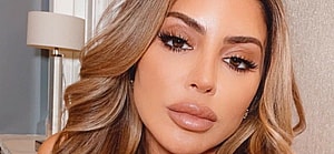 Larsa Pippen takes a selfie.