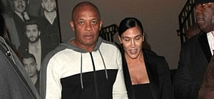 Dr Dre and wife Nicole hold hands after enjoying dinner date at Catch