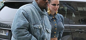 Kanye West and Julia Fox seen as they come back from the Kenzo show during the Fashion Week in Paris on january 23rd 2022. 23 Jan 2022 Pictured: Kanye West and Julia Fox. Photo credit: KCS Presse / MEGA TheMegaAgency.com +1 888 505 6342 (Mega Agency TagID: MEGA822016_001.jpg) [Photo via Mega Agency]