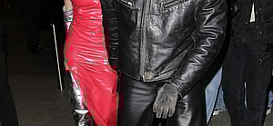 Kanye West and Julia Fox seen leaving the Rick Owens party in Paris