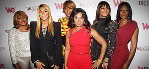 The Braxton family at We TV's premiere of Braxton Family Values at STK