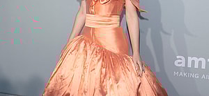 Rachel Brosnahan attends the amfAR Gala during the 74th Cannes Film Festival at Villa Eilenroc in Antibes, France, on 16 July 2021.