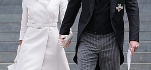 Prince Harry Duke of Sussex and Meghan Markle Duchess of Sussex attending the Service of Thanksgiving for the Queen, marking the monarch's 70 year Platinum Jubilee, at St Paul’s Cathedral in London. 03 Jun 2022
