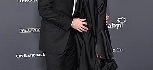 Jordan McGraw and Morgan Stewart at the Baby2Baby 10 Year Gala held at the Pacific Design Center in Los Angeles, CA.