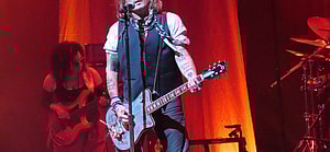Johnny Depp playing live with Jeff Beck in Paris