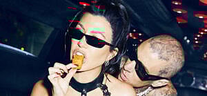 Newlyweds Kourtney Kardashian and Travis Barker get saucy in food campaign for plant-based chicken