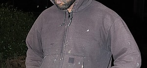 Kanye West leaving the gym in Los Angeles