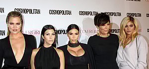 Kris Jenner and her daughters at Cosmopolitan Magazine's 50th Anniversary Party - Los Angeles