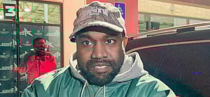 Kanye West leaves a basketball game in Calabasas Ca