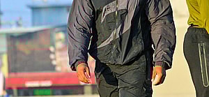 Michael B Jordan is all smiles as he directs quot Creed III quot directing a shirtless Jonathan Majors