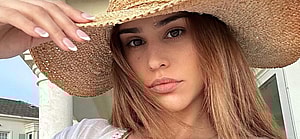Yanet Garcia takes a selfie.
