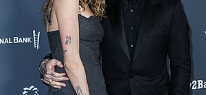 Behati Prinsloo and husband Adam Levine arrive at the Baby2Baby 10-Year Gala 2021