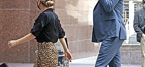 NBA player Trevor Ariza seen arriving at court