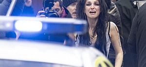 Marisa Abela playing Amy Winehouse