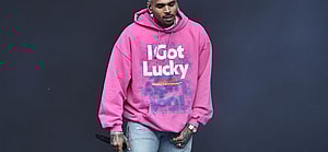 Chris Brown performing at Wireless Festival, Crystal Palace Park, London