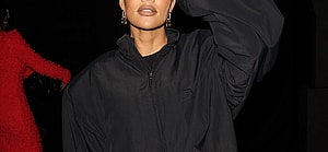 Khloe Kardashian shows off her striking figure in Balenciaga while in Paris