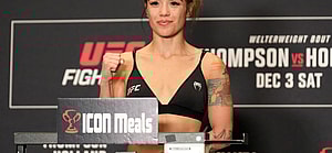 UFC Fighter Tracy Cortez Shows Off Body In Tight Black Bathing Suit