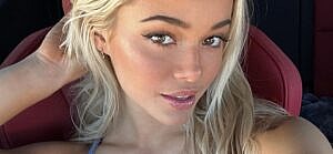 Olivia Dunne takes a selfie.