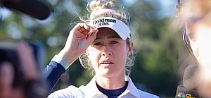 April 21, 2024, The Woodlands, Texas, USA: Crowds at the 12th green watching Nelly Korda during The Chevron Championship at The Club at Carlton Woods on April 18, 2024, in The Woodlands, Texas. Korda went on to win with a score of 13 under par. 21 Apr 2024 Pictured: April 21, 2024, The Woodlands, Texas, USA: NELLY KORDA wins the 2024 Chevron Championship with a score of 13 under par at The Club at Carlton Woods on April 18, 2024, in The Woodlands, Texas. Photo credit: ZUMAPRESS.com / MEGA TheMegaAgency.com +1 888 505 6342 (Mega Agency TagID: MEGA1128214_010.jpg) [Photo via Mega Agency]