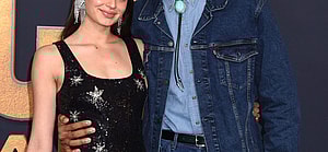 Rachael Kirkconnell and Matt James attend the 57th Academy of Country Music Awards