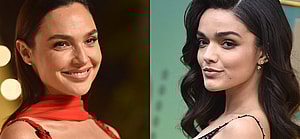 A photo collage of Gal Gadot and Rachel Zegler