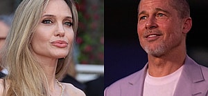 A photo collage of Angelina Jolie and Brad Pitt