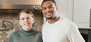 Wanda Dench and Jamal Hinton