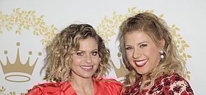 Jodie Sweetin and Candace Cameron at Hallmark Channel And Hallmark Movies And Mysteries 2019 Winter TCA Tour