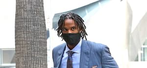 NBA player Trevor Ariza seen arriving at court