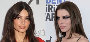 Portraits of Emily Ratajkowski and Julia Fox