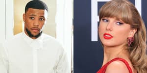 Saquon Barkley and Taylor Swift