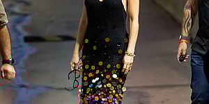 Gwyneth Paltrow and Kal Penn at Kimmel