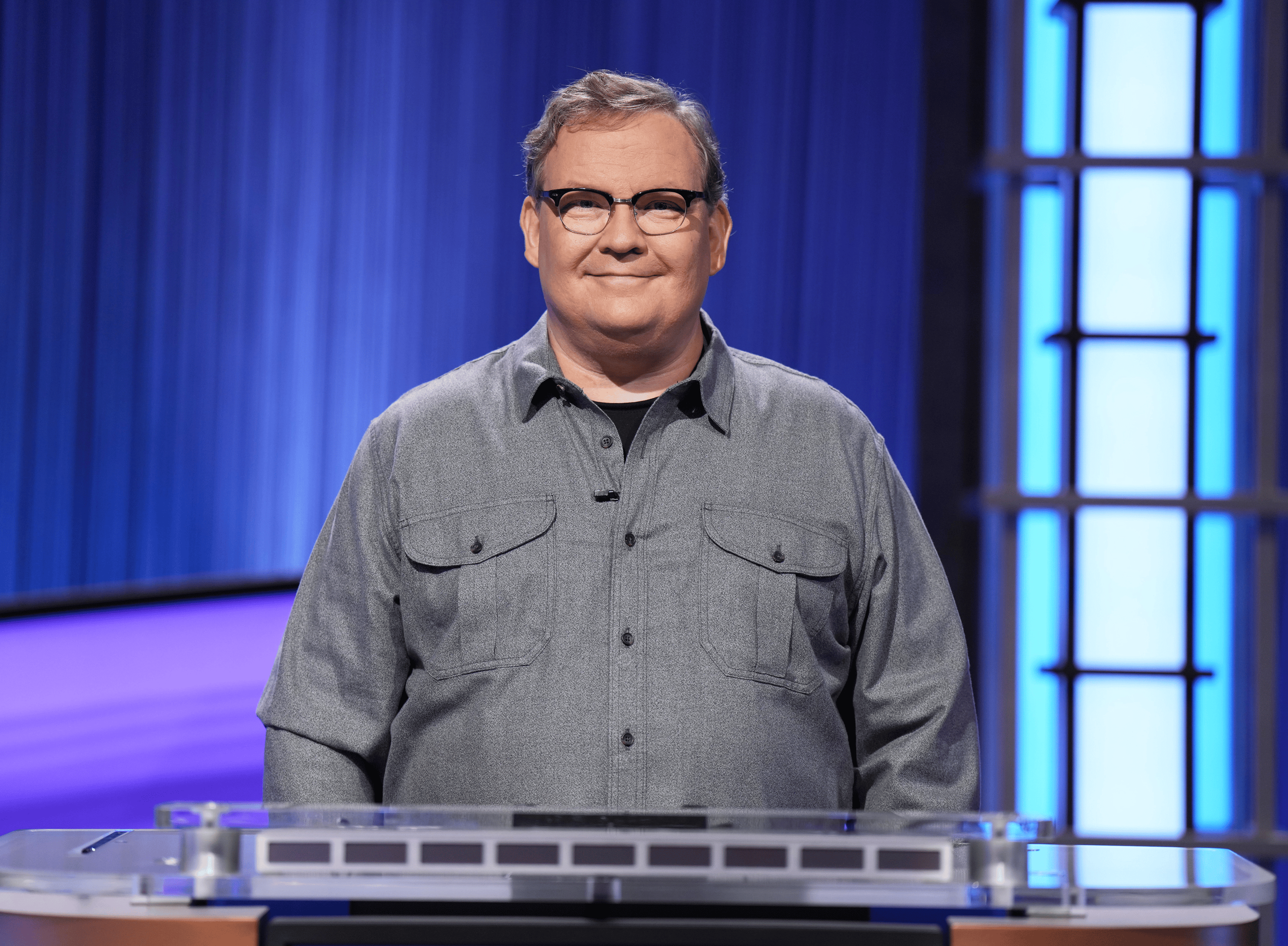 Andy Richter competes on season premiere of 'Celebrity Jeopardy!'