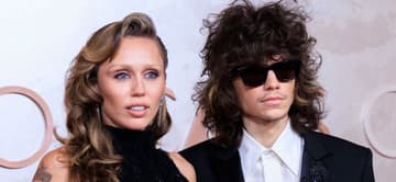 Miley Cyrus and Maxx Morando attend the 97th Oscars