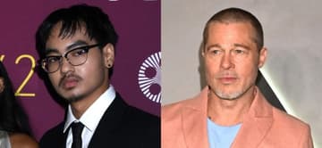 Maddox Jolie, Brad Pitt photo collage