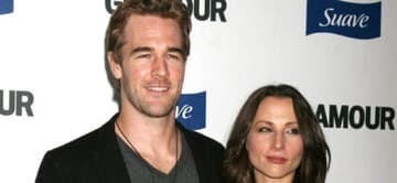 James Van Der Beek and Heather McComb