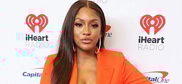 Drew Sidora at the 2022 iHeartRadio Music Festival - Press Room