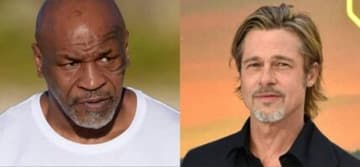 Mike Tyson-Brad Pitt collage