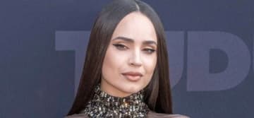 Sofia Carson posing