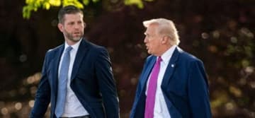 Eric and Donald Trump at the White House