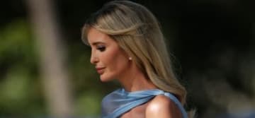 Ivanka Tump arrives to sister Tiffany Trump's wedding
