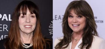 A photo collage of Mackenzie Phillips and Valerie Bertinelli