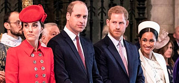 Members of The Royal Family attend the Commonwealth Service on Commonwealth Day, at Westminster Abbey, London, UK, on the 11th March 2019. Picture by Richard Pohle/WPA-Pool. 11 Mar 2019 Pictured: Catherine, Duchess of Cambridge, Kate Middleton, Prince William, Duke of Cambridge, Prince Harry, Duke of Sussex, Meghan Markle, Duchess of Sussex.