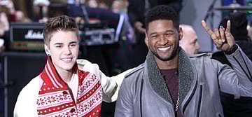 Usher and Justin Bieber