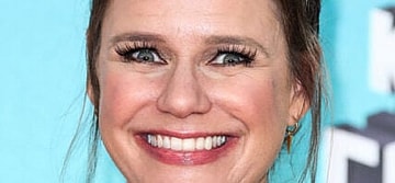 Andrea Barber at Nickelodeon's 2019 Kids' Choice Awards