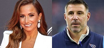 Dianna Russini (left) Mike Vrabel (right)
