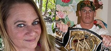 Erika Amore (left) John Cena (right)