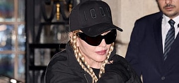 Madonna seen in Paris