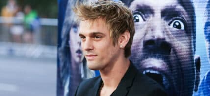 Aaron Carter arrives at the Los Angeles Premiere Of Open Road Films' 'A Haunted House 2'